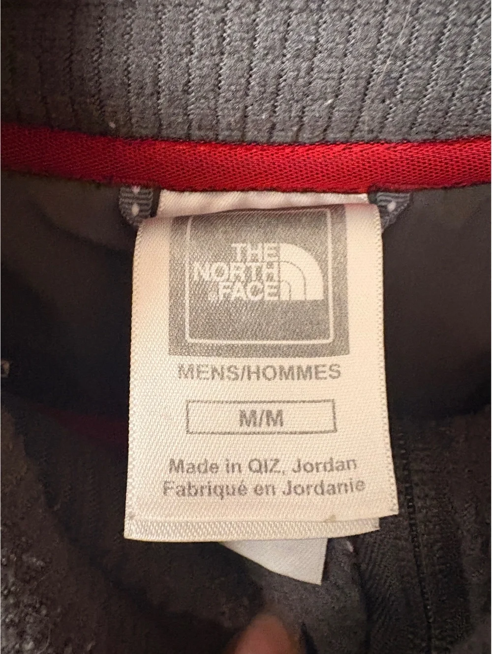 The North Face Men's Gray Half-Zip Fleece Pullover Medium